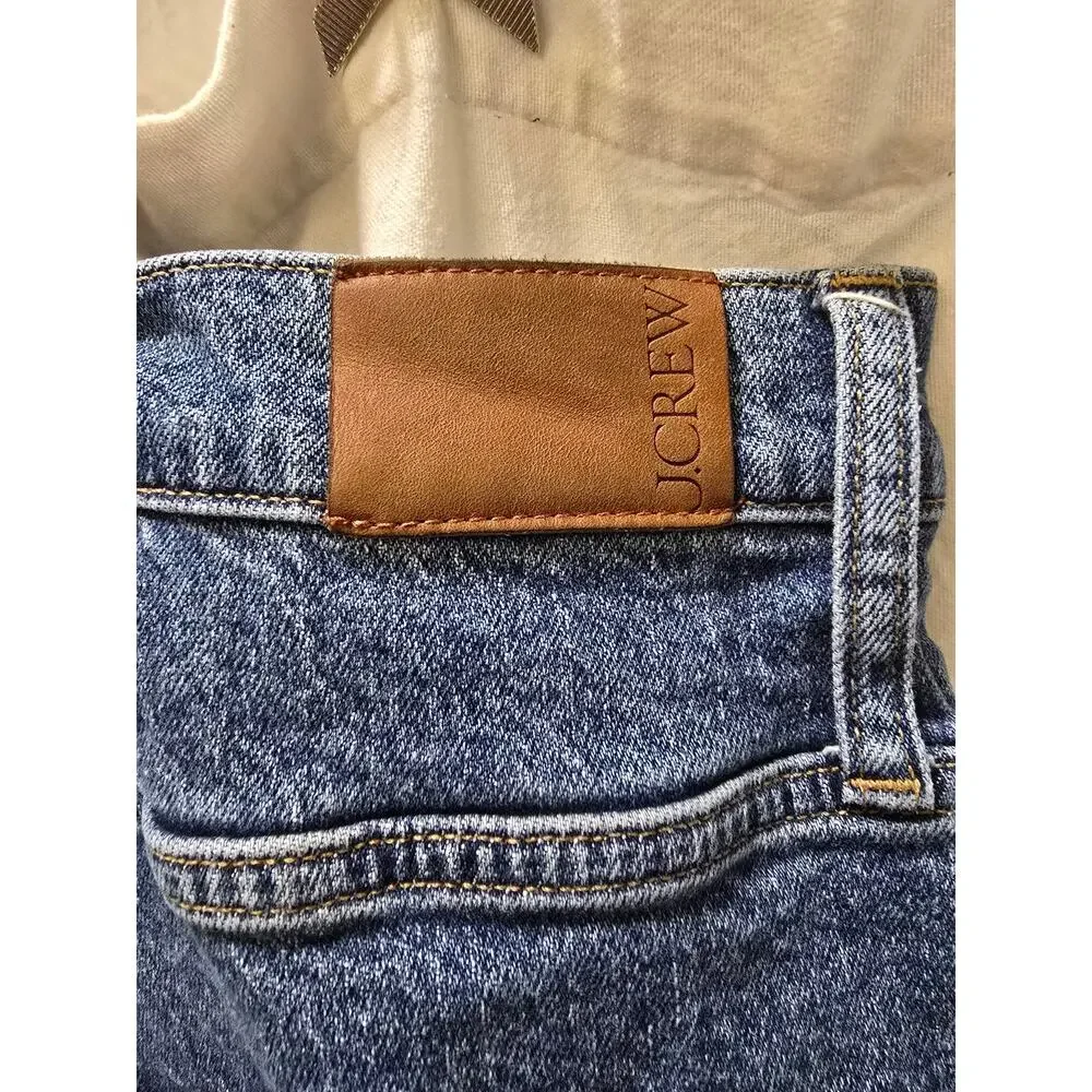 J. Crew high rise shorts plus size medium wash‎ stretch size 36